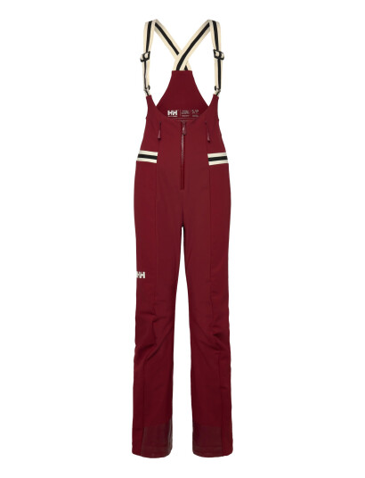 Helly Hansen W Avanti Softshell Bib Pant - Burgundy - S Helly Hansen W Avanti Softshell Bib Pant - Burgundy - S