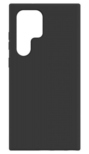Key Silikondeksel Galaxy S23 Ultra, Svart