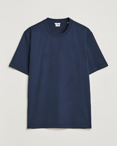 NN07 Adam Pima Crew Neck T-Shirt Navy Blue NN07 Adam Pima Crew Neck T-Shirt Navy Blue