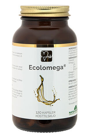 Natur Drogeriet Natur-Drogeriet Ecolomega Fiskeolje 120 Kapsler Natur Drogeriet Natur-Drogeriet Ecolomega Fiskeolje 120 Kapsler