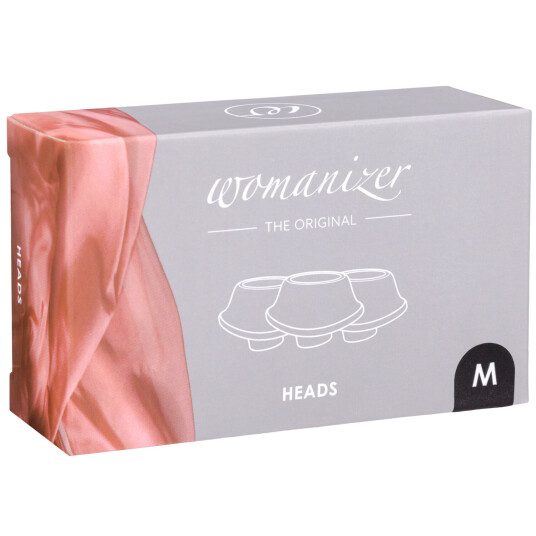 Womanizer Sugehoder 3 stk. Medium - Svart Womanizer Sugehoder 3 stk. Medium - Svart