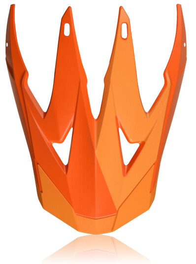 Acerbis X-Racer VTR Hjelm Peak en størrelse Oransje