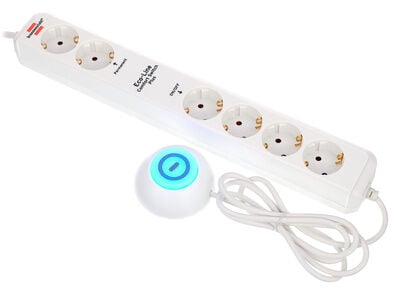Brennenstuhl Eco Comf. Switch 6 Way 1,5m Wh