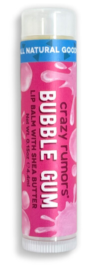 Crazy Rumors Lip Balm Bubble Gum  4ml