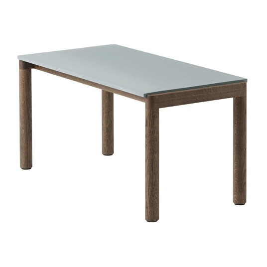Muuto Couple 1 Plain salongbord 40 x 84 x 40 cm Pale blue-dark oiled oak