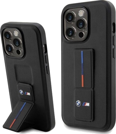 BMW iPhone 14 Pro Etui Grip Hot Stamp Svart 6,1"