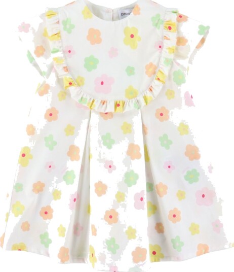 Emporio Armani Kjole Hvit m. Blomster Emporio Armani 12 md Kjole 80