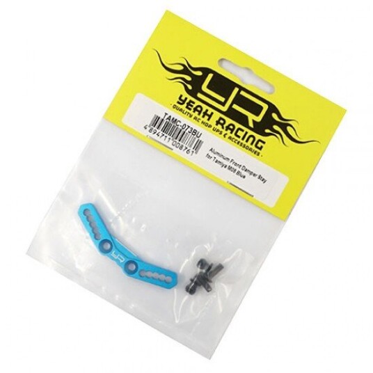 Yeah Racing Aluminum Front Damper Stay For Tamiya M08 Blue Yeah Racing Aluminum Front Damper Stay For Tamiya M08 Blue