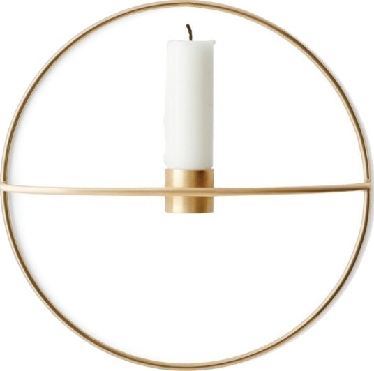 Audo Copenhagen POV circle lysestake messing liten Audo Copenhagen POV circle lysestake messing liten