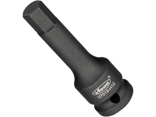 Vigor Kraftpipe 1/2" Metrisk 12 mm, Sort