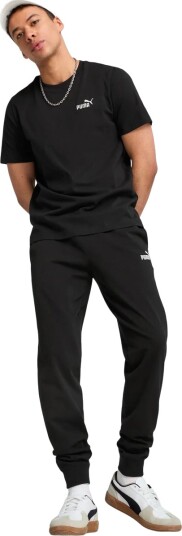 Puma Essential Small No. 1 Logo Tee t-skjorte herre Black M Puma Essential Small No. 1 Logo Tee t-skjorte herre Black M