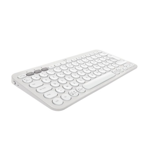 Logitech Pebble Keys 2 K380s - Tastatur - Trådløs - Bluetooth Le - Qwerty - Us International - Tonalhvit Logitech Pebble Keys 2 K380s - Tastatur - Trådløs - Bluetooth Le - Qwerty - Us International - Tonalhvit