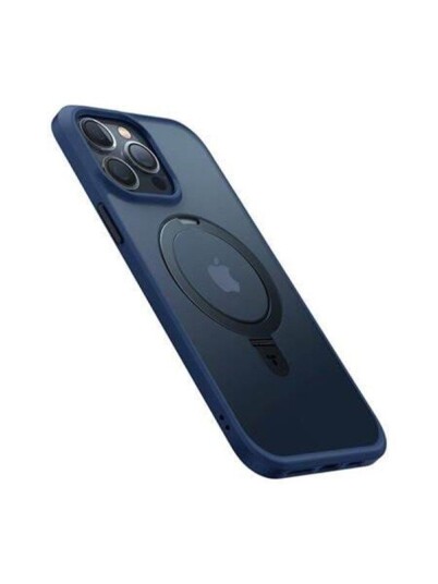 Torras UPRO Ostand Matte Case for iPhone 15 Pro (navy blue)