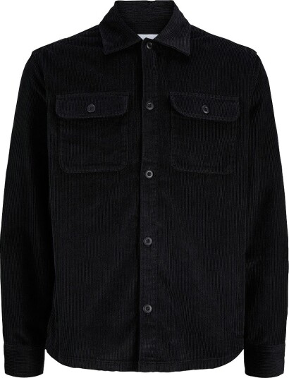 Jack & Jones Jjeregent Cord Overshirt Ls Sn Black M