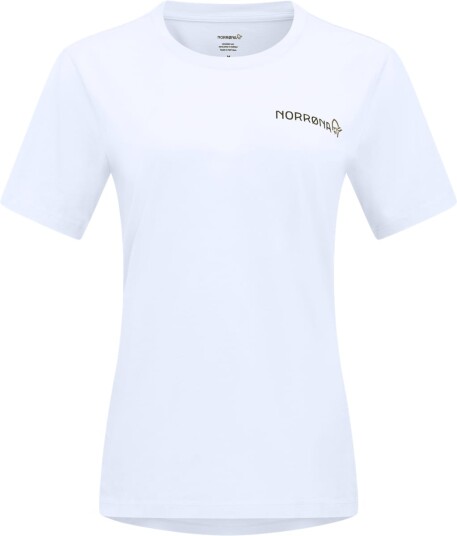 Norrøna Women's /29 Cotton Duotone T-Shirt Pure White L, Pure White