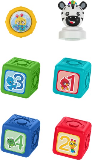 Baby Einstein Add & Stack Magnetiske Aktivitetsklosser