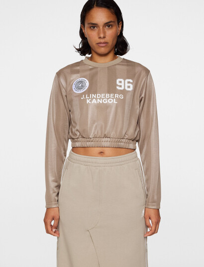 J. Lindeberg Fiona Football Jersey - Brown - XS J. Lindeberg Fiona Football Jersey - Brown - XS