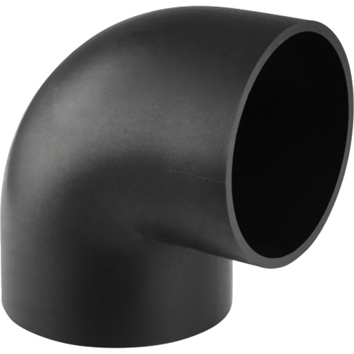 125 mm x 88,5° bøy svart PEH Geberit