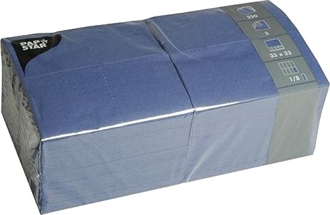 Papstar 84576 Blå Tørkepapir Monokromatisk 46 G/M² 330 Mm 330 Mm