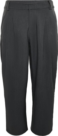 My Essential Wardrobe Mwevie Barrel Pant   DARK GREY MELANGE   46 Long