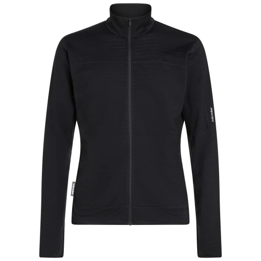 Icebreaker Men Merino Blend 300 Realfleece™ Descender Ls Zip Black XXL