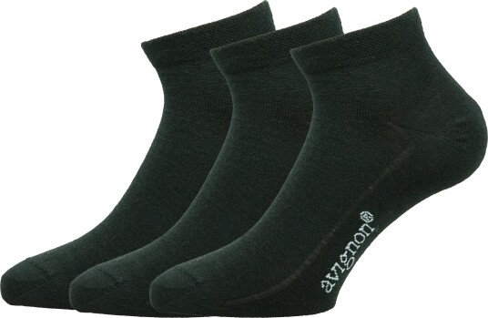 Avignon Unisex Sneaker Wool Low Basic Black 36-39