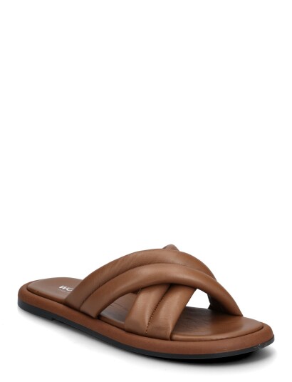 WODEN Lotta Cross Mule Brown 38 WODEN Lotta Cross Mule Brown 38