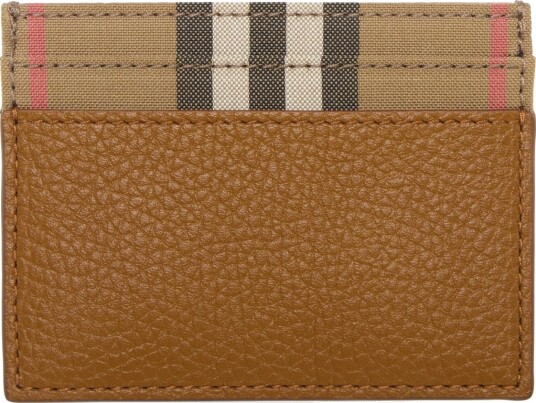 Burberry Sandon Leather Card Case Brown ONE SIZE Burberry Sandon Leather Card Case Brown ONE SIZE