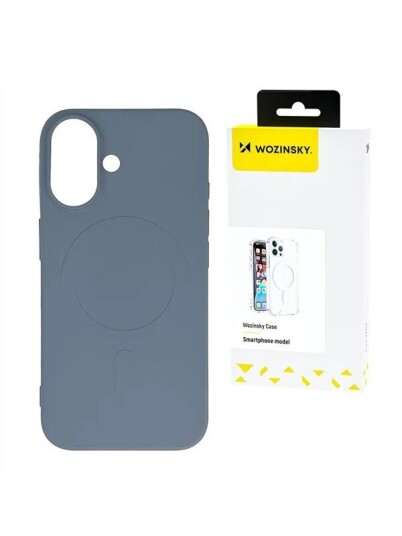 Wozinsky Liquid Silicone MagSafe Case for Samsung Galaxy S24 FE Grey