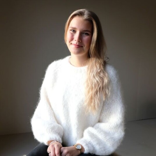 Bluum Strikkegenser Martine til dame garnpakke fra i Fnugg