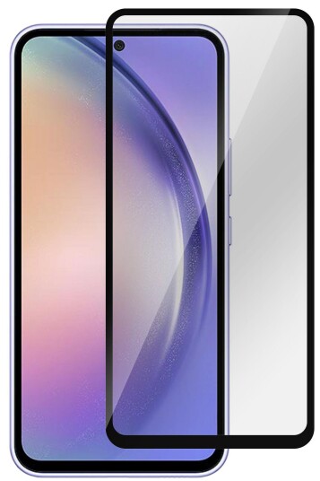 eStuff Titan Shield Heldeksel for Galaxy A54/S23 FE - Full Deksel i Svart Glass eStuff Titan Shield Heldeksel for Galaxy A54/S23 FE - Full Deksel i Svart Glass