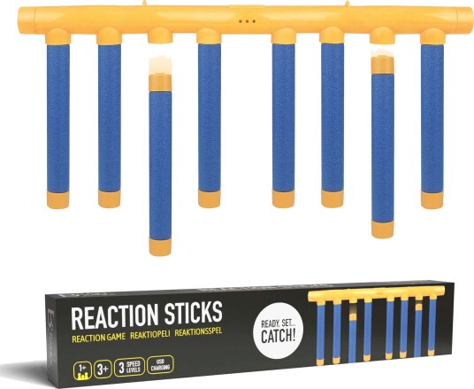Toyrock Brain Games Reaction Sticks MULTI COLOURED One Size