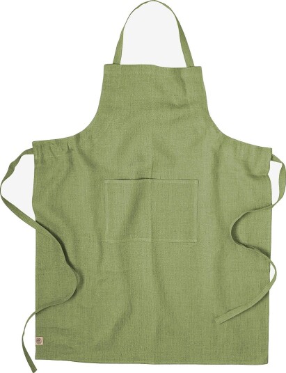 Lovely Linen Forkle Classic i manglet lin Grønn Lovely Linen Forkle Classic i manglet lin Grønn