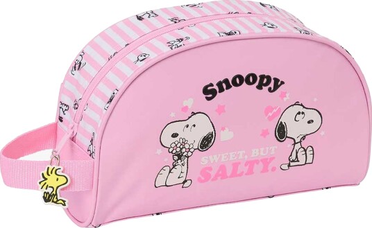 Snoopy Toalettmappe Rosa