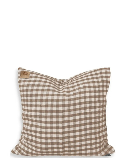 Lovely Linen Misty Cushion Cover - Brown - 40X70 Lovely Linen Misty Cushion Cover - Brown - 40X70