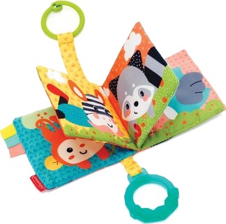 Infantino Link & Crinkle Animal Number Book