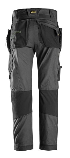 Snickers Workwear 6902 FlexiWork Arbeidsbukse grå Grå, Klær