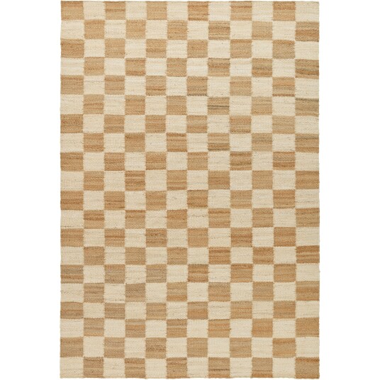 Decotique Chess Teppe Natural Jute / Off white 180x270 cm