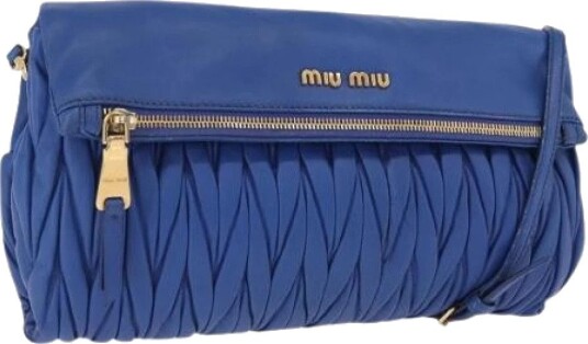 Miu Miu Pre owned Dame Pre owned Blå ONE SIZE,