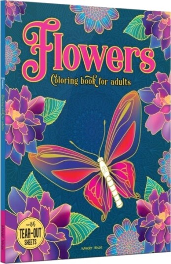 Flowers Coloring Book for Adults