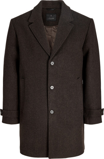 Jack & Jones Jprblawalter Wool Blend Coat Sn Brown S