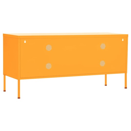 vidaXL TV-benk sennepsgul 105x35x50 cm stål vidaXL TV-benk sennepsgul 105x35x50 cm stål
