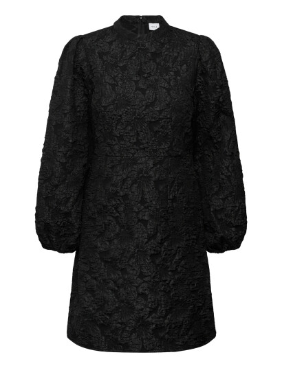 Vila Viwillow L/S Short Dress/Dc/2 Black 44 Vila Viwillow L/S Short Dress/Dc/2 Black 44