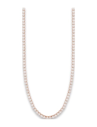 MARMARA STERLING Goldplated Tennis Necklace |Guld |One Size 38 cm
