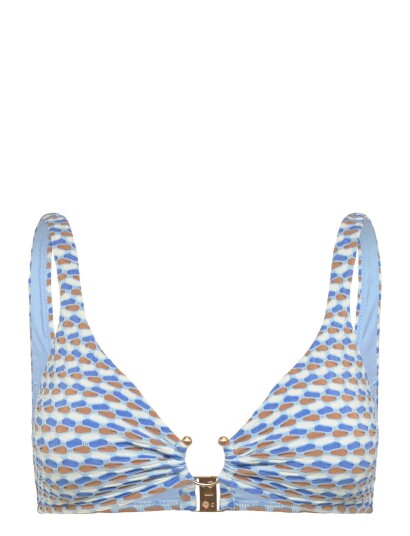 Seafolly Ring Front Tank Blue 34