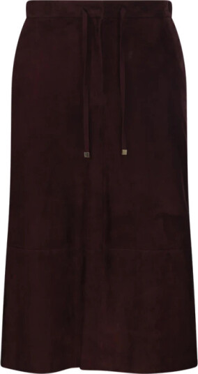 Max Mara Dame Skjørt Brun 2XS,
