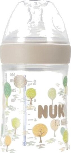Nuk 1151 For Nature Tåteflaske Med Silikon Smokk 260 ml Brun