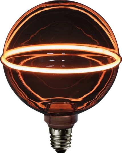 Designpære E27 Glob 130mm NERO 4W 1800K Dimbar