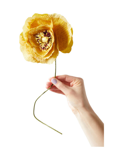 Studio About Paper Flower Yellow L:44CM