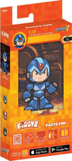 First 4 Figures Figgyz Mega Man Pop Magnet Actionfigur X